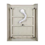 Picture 6/11 -Almagro 80x100x13.5 cm square, rectangular, acrylic shower tray with siphon