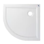 Picture 3/10 -Coria 80x80x5 cm curved acrylic shower tray with siphon