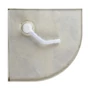 Picture 6/10 -Coria 80x80x5 cm curved acrylic shower tray with siphon