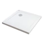 Picture 1/10 -Coria 80x80x5 cm square acrylic shower tray with siphon