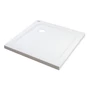 Picture 2/10 -Coria 80x80x5 cm square acrylic shower tray with siphon