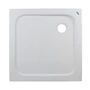 Picture 3/10 -Coria 80x80x5 cm square acrylic shower tray with siphon