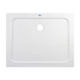 Picture 3/10 -Coria 80x100x5 cm square, rectangular, acrylic shower tray with siphon