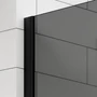 Picture 3/5 -Walk-in Black shower wall, with smoked glass 80, 200cm, 8mm, NANO