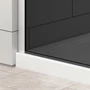 Picture 4/5 -Walk-in Chrome shower wall, with smoked glass 80, 200cm, 8mm, NANO