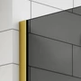 Picture 3/5 -Walk-in Gold shower wall, with smoked glass 80, 200cm, 8mm, NANO