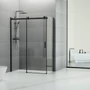 Picture 4/4 -Milano Duo Black shower cabin 80x120, 195cm, 8mm, NANO