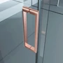 Picture 3/4 -Milano Duo Rose Gold shower cabin 80x120, 195cm, 8mm, NANO