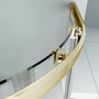 Picture 2/7 -Murcia Gold curved shower cabin 80x80, 190cm, 6mm, NANO