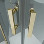 Picture 3/7 -Murcia Gold curved shower cabin 80x80, 190cm, 6mm, NANO
