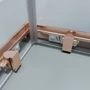 Picture 3/8 -Motril Rose Gold shower cabin 80x80 190cm, 6mm, NANO