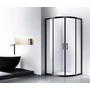 Picture 8/10 -Murcia Black curved shower cabin 80x80, 190cm, 6mm, NANO