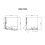 Picture 2/2 -Belver Duo shower cabin 100x100, 195cm, 6mm, NANO, two-door model