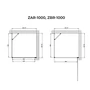 Picture 2/2 -Rubio Black shower cabin 100x100, 195cm, 6mm, NANO
