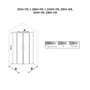 Picture 7/8 -Avignon 6mm curved shower cabin 100*100 190cm