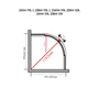 Picture 8/8 -Avignon 6mm curved shower cabin 100*100 190cm