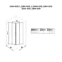 Picture 8/9 -Toulon 6mm Shadow shower cabin 100*100 190cm