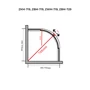 Picture 8/8 -Avignon 6mm curved shower cabin 70*70 190cm
