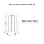 Picture 7/8 -Avignon 6mm curved shower cabin 70*70 190cm