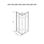 Picture 9/9 -Toulon 6mm Black shower cabin 70*70 190cm