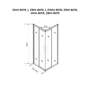 Picture 8/8 -Motril Gold shower cabin 80x80 190cm, 6mm, NANO