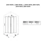 Picture 7/8 -Motril Gold shower cabin 90x90, 190cm, 6mm, NANO
