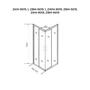 Picture 8/8 -Motril Gold shower cabin 90x90, 190cm, 6mm, NANO