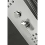 Picture 10/14 -Alegre Silver shower panel, stainless steel