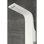 Picture 5/13 -Alegre White shower panel, stainless steel