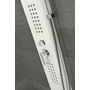 Picture 8/13 -Alegre White shower panel, stainless steel