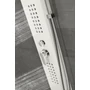 Picture 9/13 -Alegre White shower panel, stainless steel