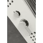 Picture 10/13 -Alegre White shower panel, stainless steel