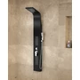 Picture 2/12 -Alegre Black shower panel, stainless steel