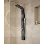 Picture 4/12 -Alegre Black shower panel, stainless steel