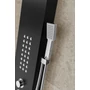 Picture 2/5 -Verona Black thermostatic shower panel, stainless steel, LED