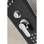 Picture 6/12 -Alegre Black shower panel, stainless steel