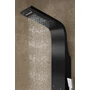 Picture 5/13 -Bologna Black shower panel, stainless steel