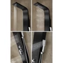 Picture 13/13 -Bologna Black shower panel, stainless steel