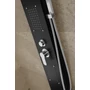 Picture 7/13 -Bologna Black shower panel, stainless steel