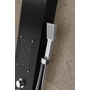 Picture 10/13 -Bologna Black shower panel, stainless steel