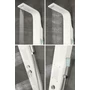 Picture 12/12 -Bologna White shower panel, stainless steel