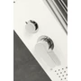 Picture 4/12 -Bologna White shower panel, stainless steel
