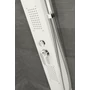 Picture 10/12 -Bologna White shower panel, stainless steel
