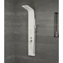 Picture 2/12 -Bologna White shower panel, stainless steel