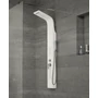 Picture 1/12 -Bologna White shower panel, stainless steel