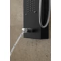 Picture 13/14 -Merin Black shower panel, stainless steel