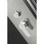 Picture 6/14 -Merin Silver shower panel, stainless steel