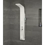 Picture 2/14 -Merin White shower panel, stainless steel