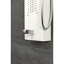 Picture 12/14 -Merin White shower panel, stainless steel