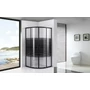 Picture 6/8 -Avignon 6mm Shadow curved shower cabin 70*70 190cm